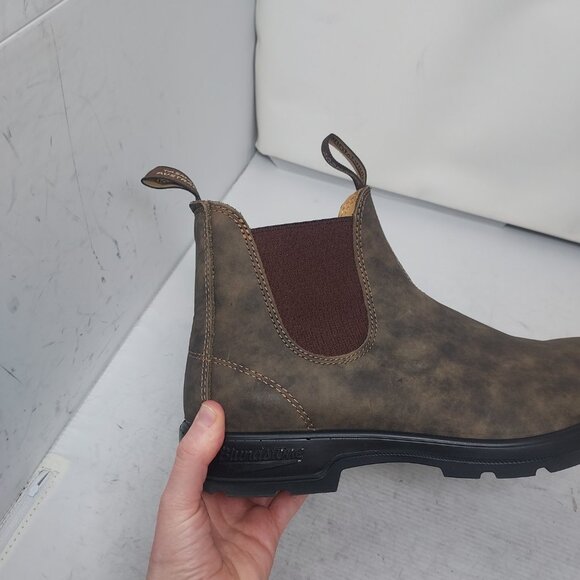 Blundstone MENS Chelsea Rustic Brown Boot - Picture 2 of 10